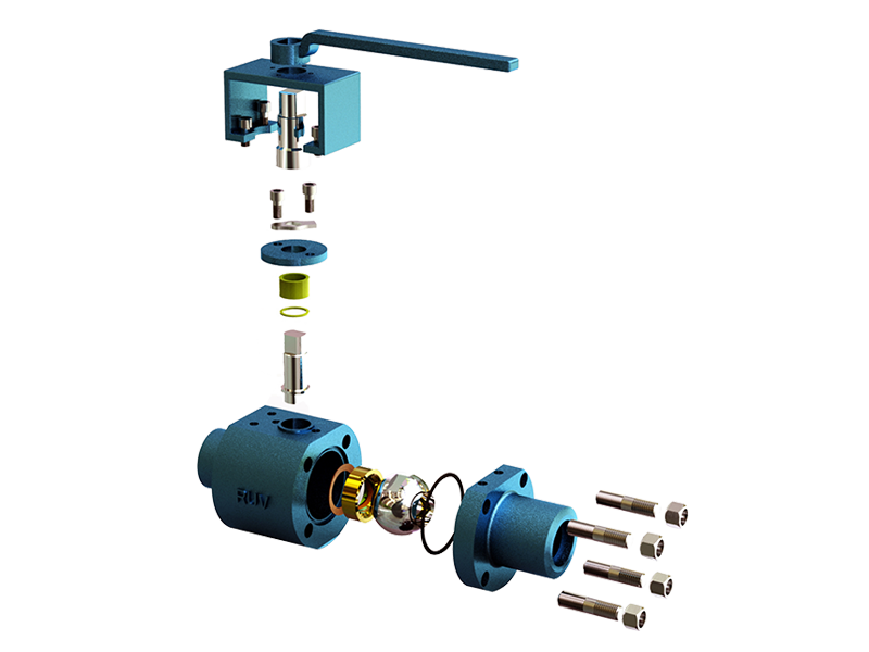 High Temperature Metal Seated Ball Valve